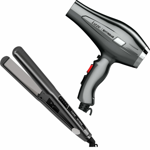 Secador de Cabelos Profissional para Salão e Barbearia Lizz Supreme 2600w  de Potência Leve, Ergonômico com ar frio Volta