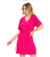 VESTIDO ESTAMPA FOLHINHAS E CINTO ROVITEX - comprar online