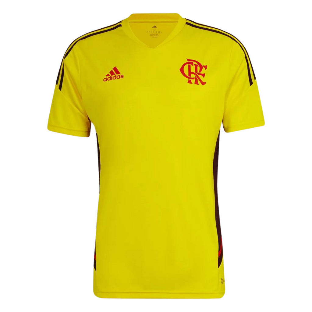 Camisa Flamengo Pré Jogo - Torcedor Adidas Masculina - Preto+