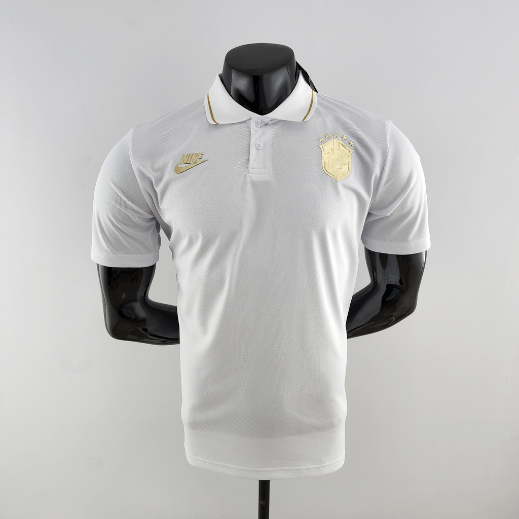 camisa brasil branca nike