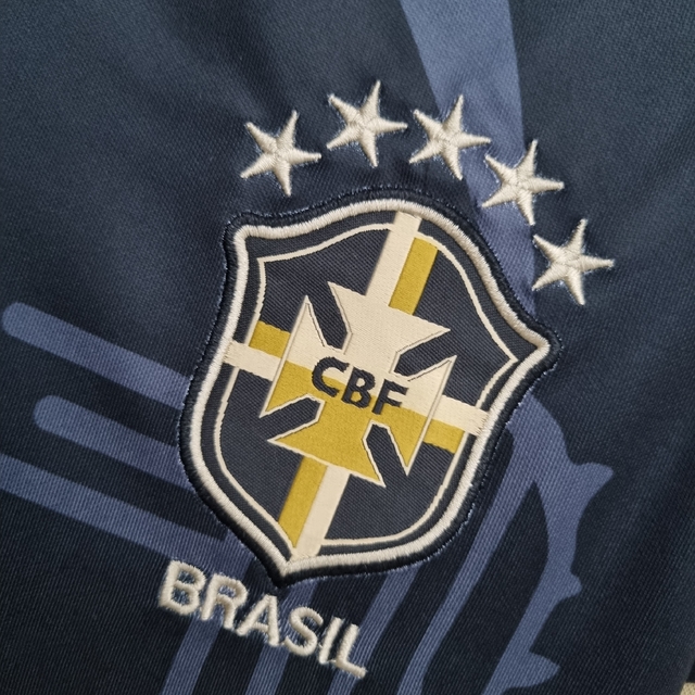 Oxidado 1 pecador camisa seleção brasileira preta e dourada 2022