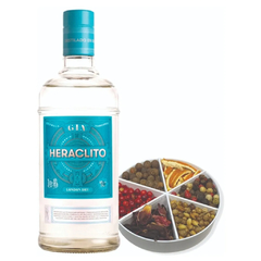 COMBO GIN HERACLITO LONDON DRY + SET DE 6 BOTÁNICOS