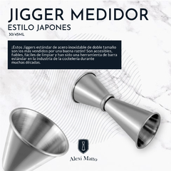 JIGGER BARCONIC ESTILO JAPONES DE 30 X 45 ML - comprar online