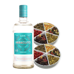 COMBO GIN HERACLITO LONDON DRY + 2 SET DE 6 BOTÁNICOS