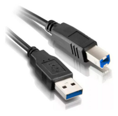 Cabo USB para Impressora 3 Metros - Eletrotel do Grande ABC