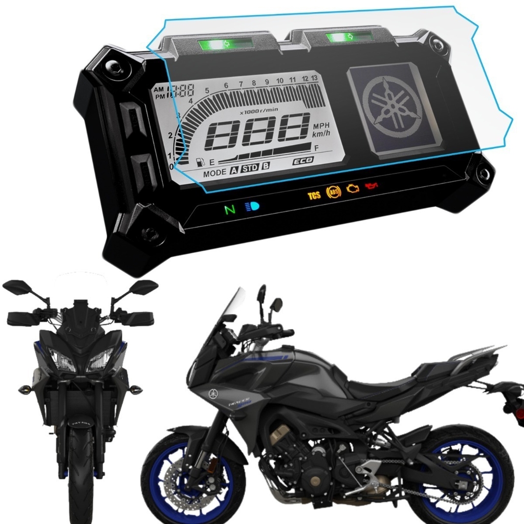 Película Protetora Painel Digital Nova Yamaha Crosser 150 2023 Z / S ABS