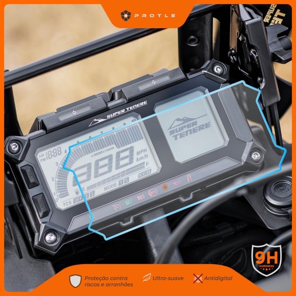 Película Protetora Painel Digital Nova Yamaha Crosser 150 2023 Z / S ABS