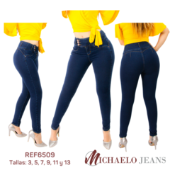 Image of Jeans Levanta Pompi Cierre A Botones Michaelo Jeans Ref6509