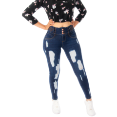 Jeans Stretch Levanta Pompi Rasgados Michaelo Jeans Ref6513