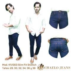 Jeans Slim Fit Stretch Premium Michaelo Jeans Mod. K1-003 - tienda en línea