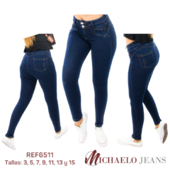 Jeans Stretch Levanta Pompi Bolsillos Michaelo Jeans Ref6511 - online store