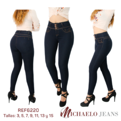 Jeans Stretch Levanta Pompi Acuerpado Michaelo Jeans Ref6220 - tienda en línea