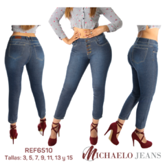 Jeans Stretch Levanta Pompi Bolsillos Michaelo Jeans Ref6510 - tienda en línea
