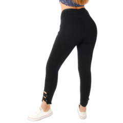 Michaelo Jeans Levanta Pompi Stretch Negro Botones Ref6515-2 - comprar en línea