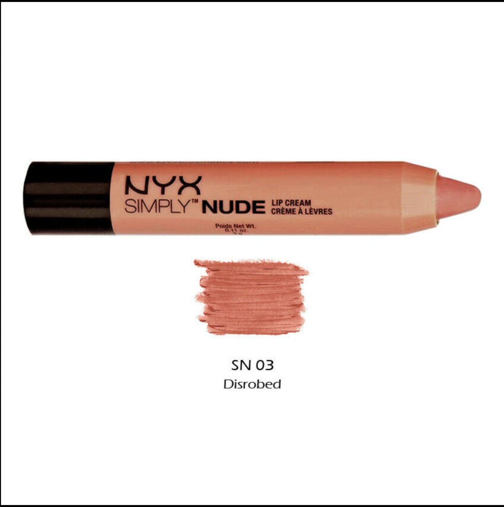 NYX Cosmetics - Maquillaje Profesional, Labial en Crema - Simplemente  Desnudo