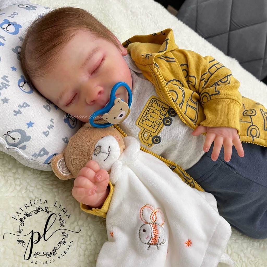 Bebê Reborn Joseph Asleep menino