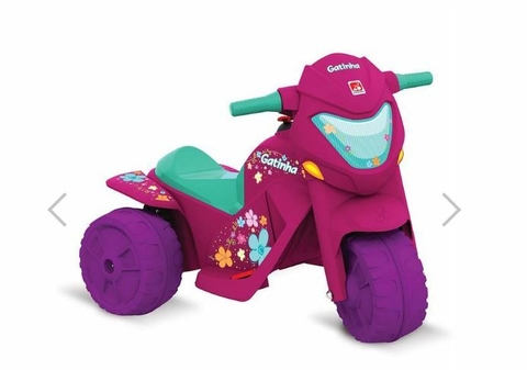 Moto Elétrica Infantil Super Moto Elétrica GP Grafite 6v - Bandeirante