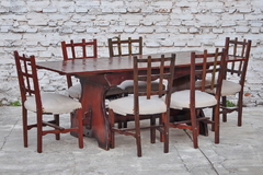 Mesa estilo Español Frailero, con tiré. Cod. 22096 - Estilos Muebles