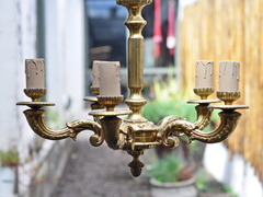 Araña inglesa, 5 luces, de bronce. Cód. 61013 - comprar online
