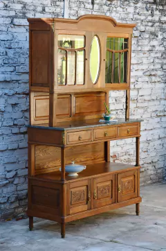 Aparador con alzada de Roble. Cód. 27050 - comprar online