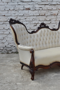 Sofá Colonial Victoriano S XIX Cód. 14032 - Estilos Muebles