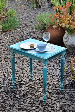 Mesa ratona inglesa, patinada. Cód.18042 - comprar online