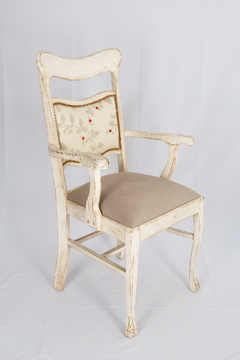 Sillón inglés de roble, patinado. Cód.12004
