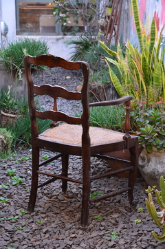 Par sillones Provenzales, de cabecera, el asiento va TAPIZADO. Cód. 13061 - comprar online