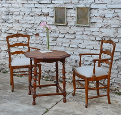 Mesa centro inglesa, octogonal. Cód. 17017 - comprar online