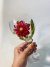 Taça Flor Vermelha - Estúdio Flora