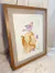 Quadro Menina - Vidro | Moldura em madeira - comprar online