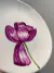 Prato Decorativo pintado a mão | Flor - comprar online