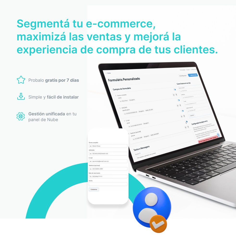 Segmentá tu e-commerce, 
    maximizá las ventas y mejorá la 
    experiencia de compra de tus clientes.