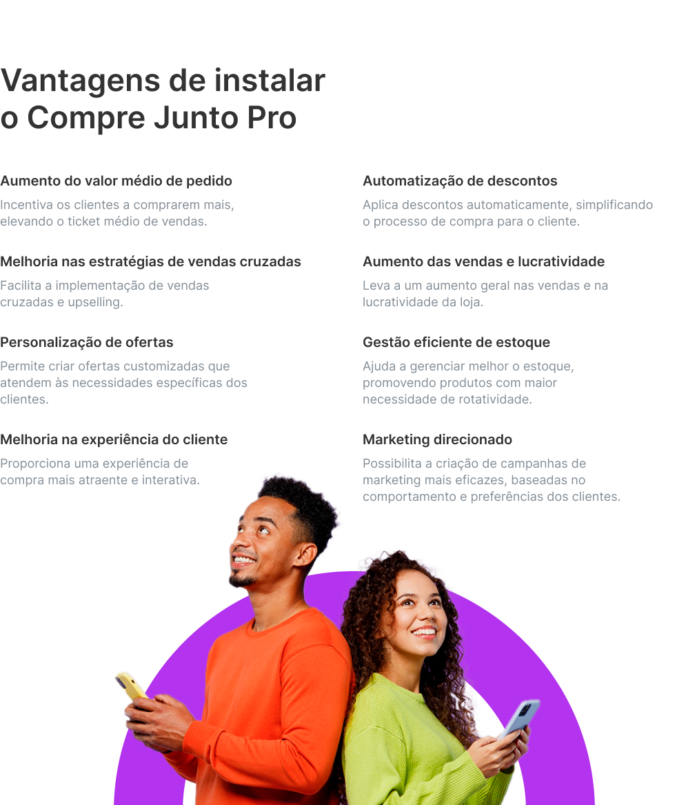 Vantagens de instalar o Compre Junto Pro