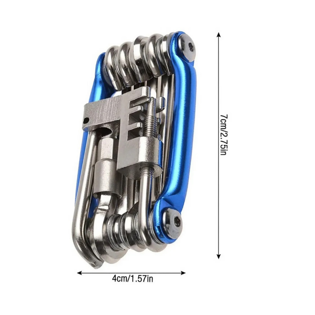 Jogo De Chaves Canivete Bicicleta Ferramenta Bike 12 Funções
