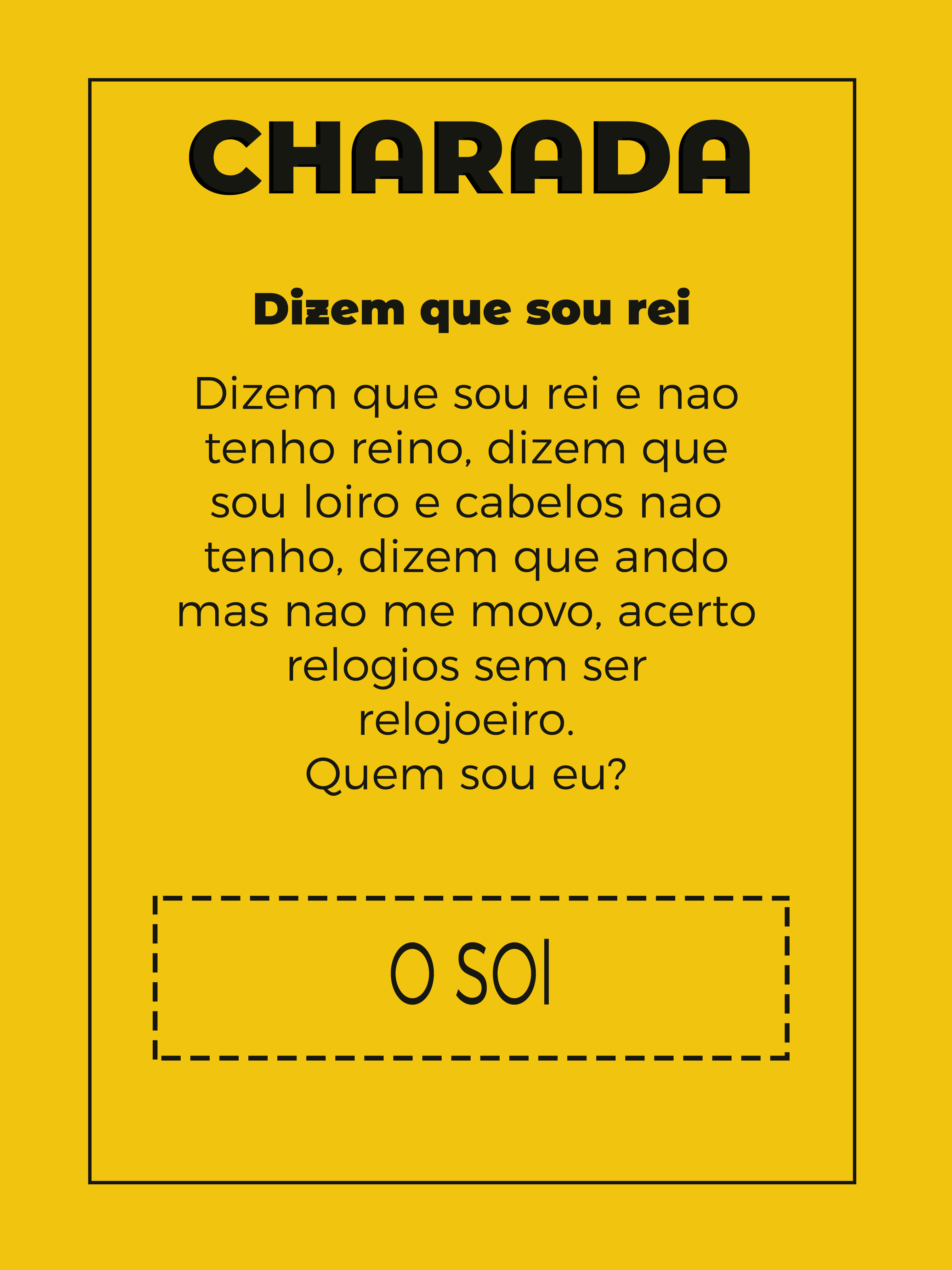 Charadas de Quem Sou Eu, PDF, Terra