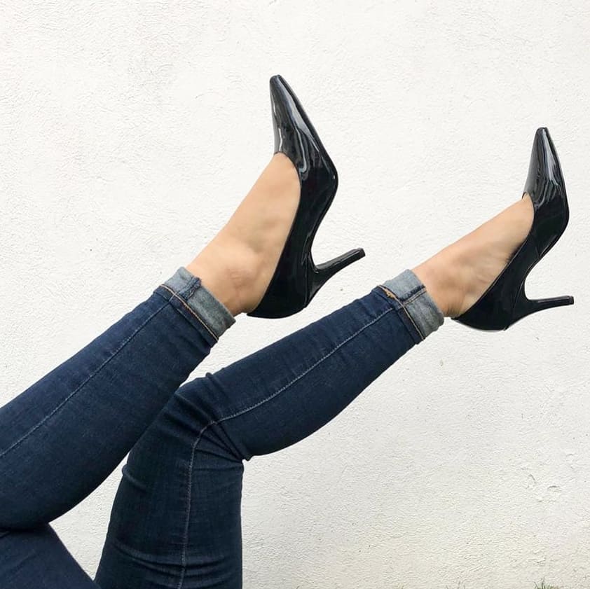Stiletto Negro Charol