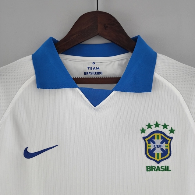 camisa brasil branca nike