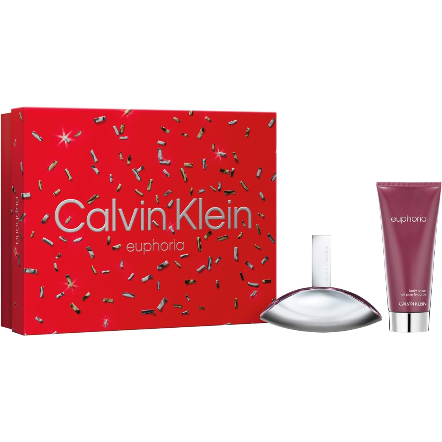 Kit Euphoria Calvin Klein: Perfume e Body Lotion - Luxo e Paixão em C