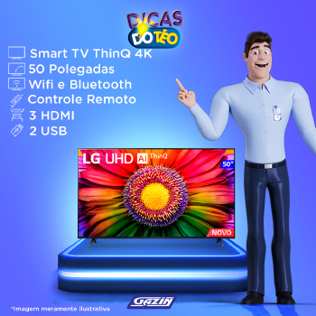 Smart TV LG 50 4K UHD ThinQ AI 50UR8750PSA