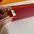 Bolsa Louis Vuitton Pochette Couro Epi Vermelha