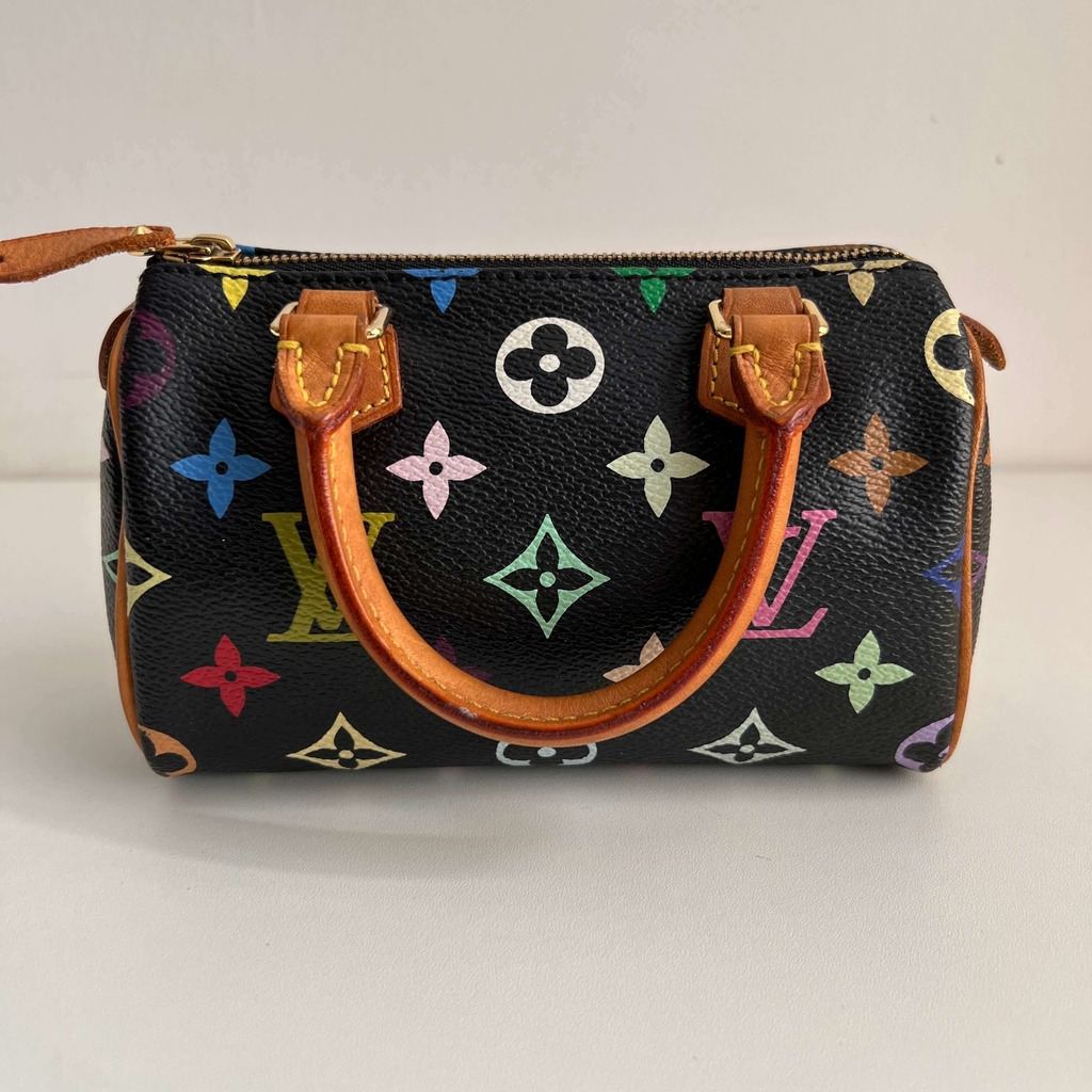 Bolsa Louis Vuitton Multicolor Pochette Preta