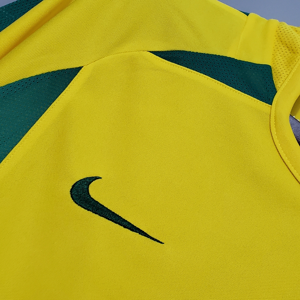Camisa Brasil 2002 Retrô Nike Authentic
