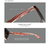 Óculos nova tendência moda design gradiente multi cor / uv400