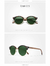 Óculos de sol artesanal moda retro / uv400 - loja online