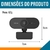 Webcam Full Hd 1080 com Microfone - Compra Perfeita