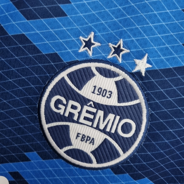 Camisa Grêmio III 21/22 Torcedor Umbro Feminina U32G145-173 Azul