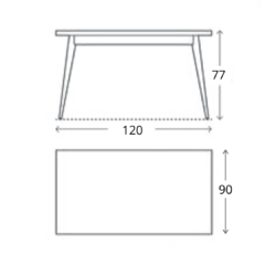 Mesa de comedor Rettan - tienda online