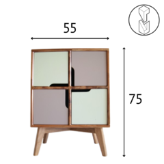 Mueble Auxiliar 4P - tienda online