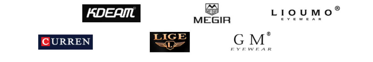 Curren, Kdeam, Lige, Megir, GM Eyeware, Lioumo